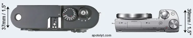 Compare M8 versus NEX-5T top
