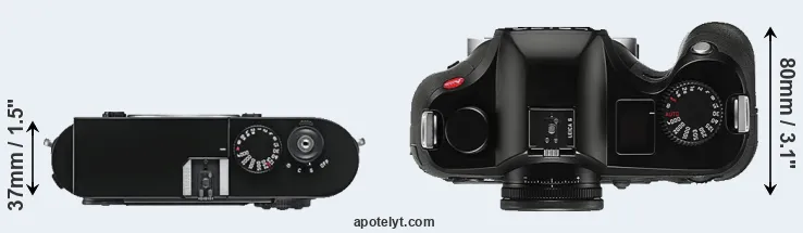 Compare M9 versus S Typ 006 top
