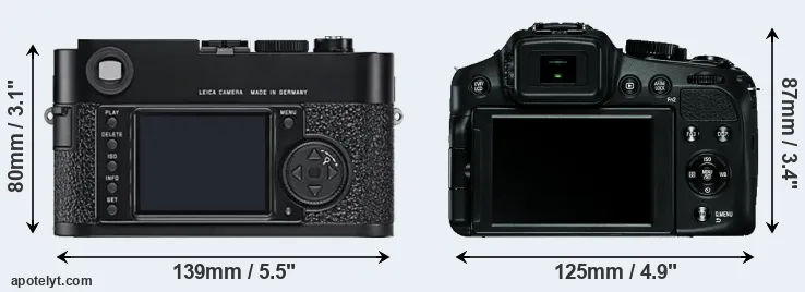 Comparison M9 or V-LUX 4 rear