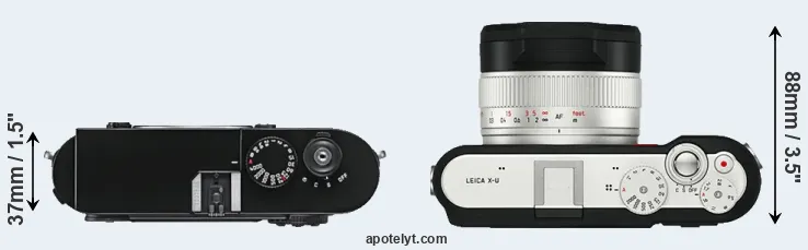 Compare M9 versus X-U Typ 113 top
