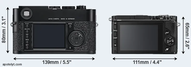 Comparison M9 or V3 rear
