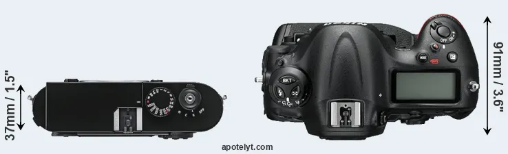 Compare M9 versus D4S top