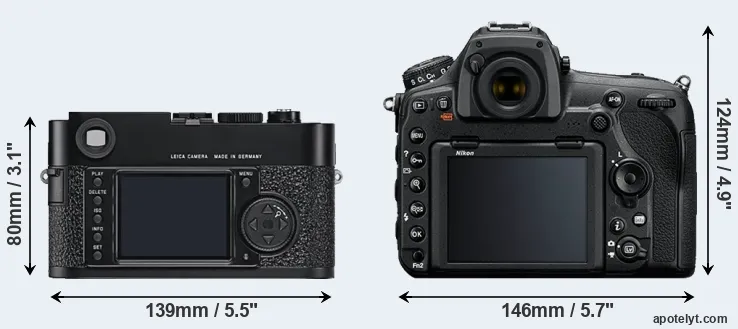 Comparison M9 or D850 rear
