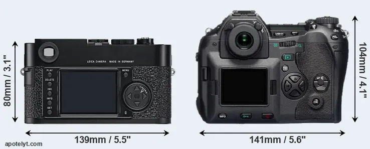 Comparison M9 or E-1 rear