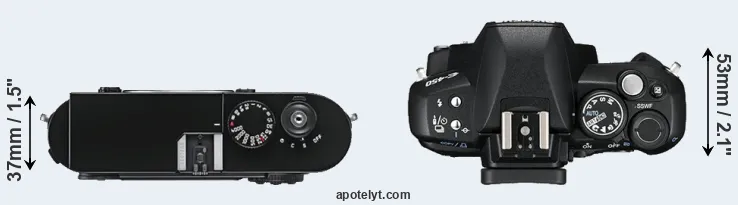 Compare M9 versus E-450 top