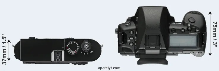 Compare M9 versus E-5 top