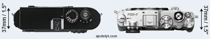Compare M9 versus PEN-F top