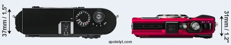 Compare M9 versus TG-4 top