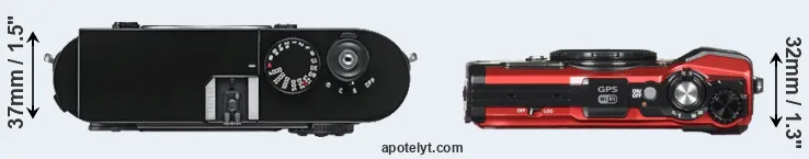 Compare M9 versus TG-5 top