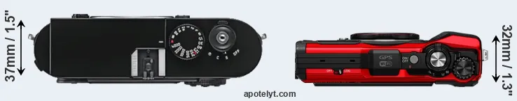 Compare M9 versus TG-6 top