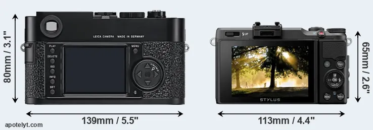Comparison M9 or XZ-2 rear