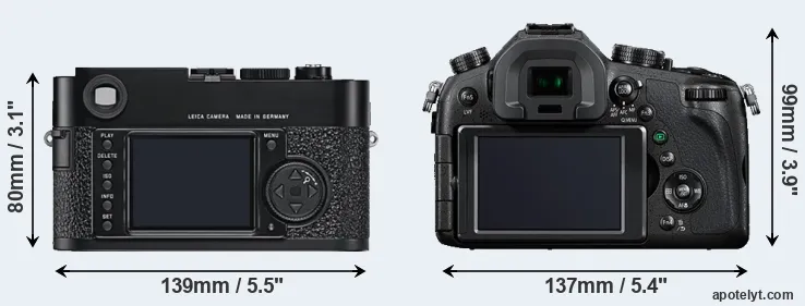 Comparison M9 or FZ1000 rear