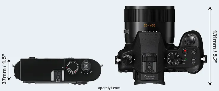 Compare M9 versus FZ1000 top