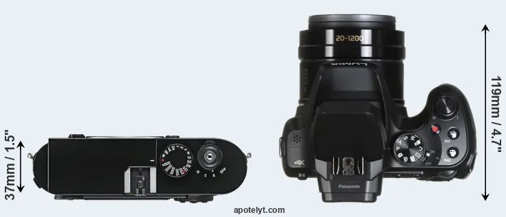 Compare M9 versus FZ80 top