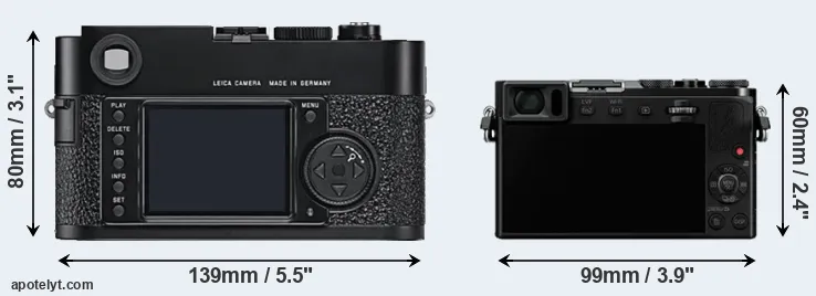 Comparison M9 or GM5 rear