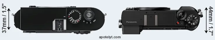 Compare M9 versus GX80 top