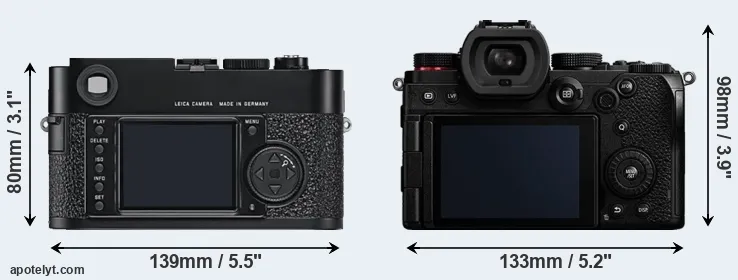 Comparison M9 or S5 rear