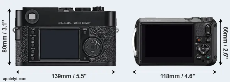 Comparison M9 or WG-6 rear