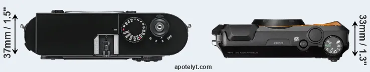 Compare M9 versus WG-6 top