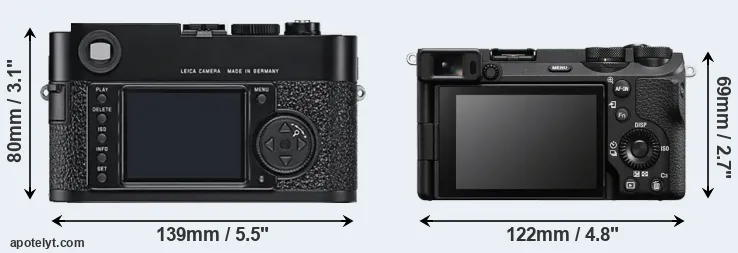 Comparison M9 or A6700 rear