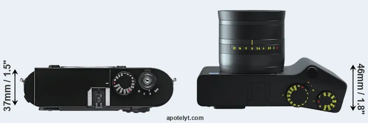 Compare M9 versus ZX1 top