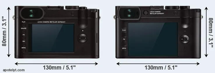 Comparison Q Typ 116 or Q2 rear