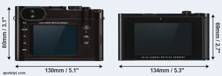 Comparison Q Typ 116 or TL rear
