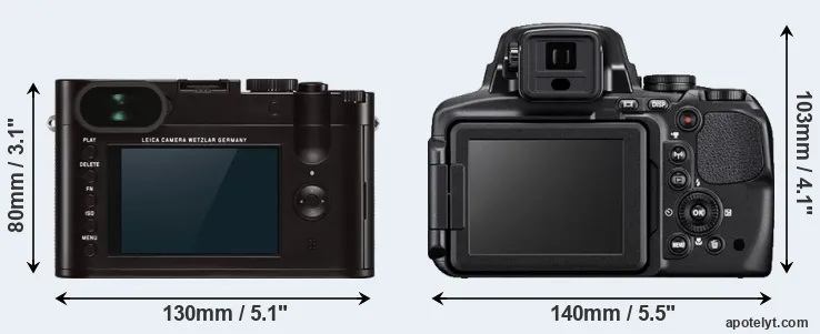 Comparison Q Typ 116 or P900 rear