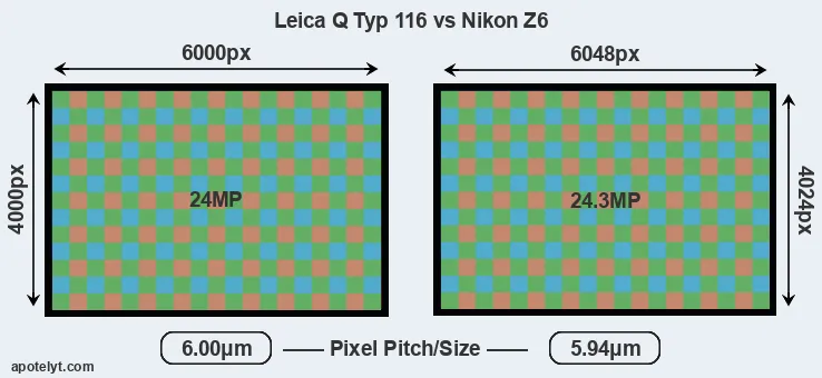 Q Typ 116 versus Z6 MP