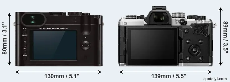 Comparison Q Typ 116 or OM-3 rear