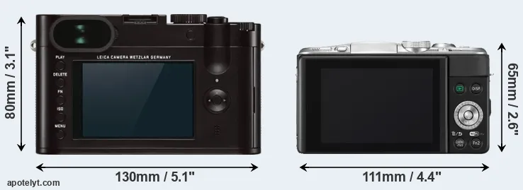 Comparison Q Typ 116 or GF6 rear