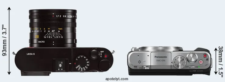 Compare Q Typ 116 versus GF6 top