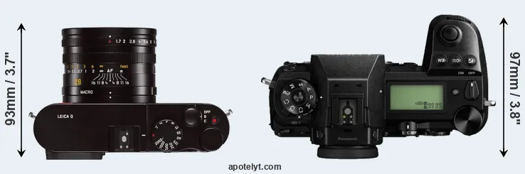 Compare Q Typ 116 versus S1 top