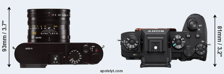 Compare Q Typ 116 versus A1 top