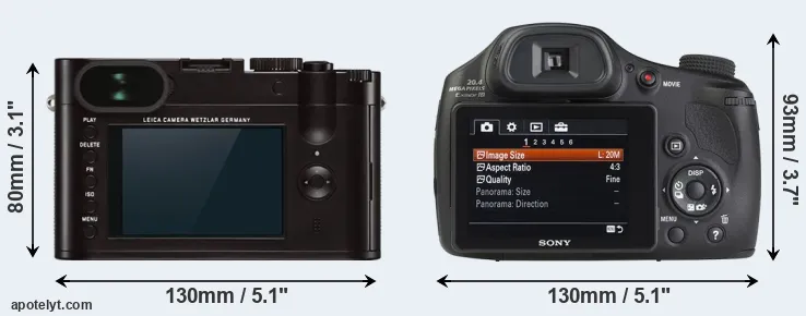 Comparison Q Typ 116 or HX350 rear