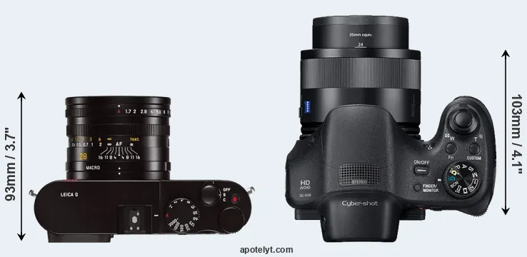 Compare Q Typ 116 versus HX350 top