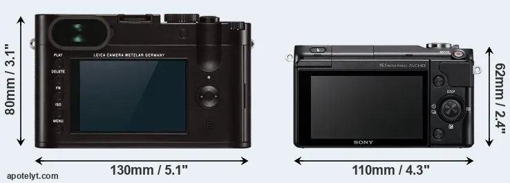 Comparison Q Typ 116 or NEX-3N rear