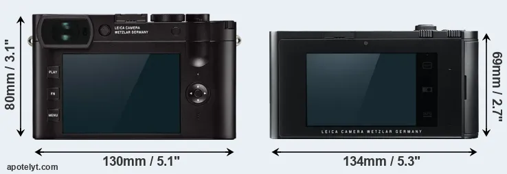 Comparison Q2 or T Typ 701 rear