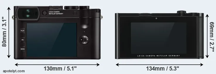 Comparison Q2 or TL rear