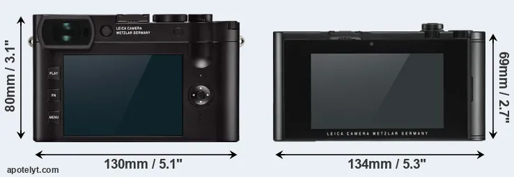 Comparison Q2 or TL2 rear