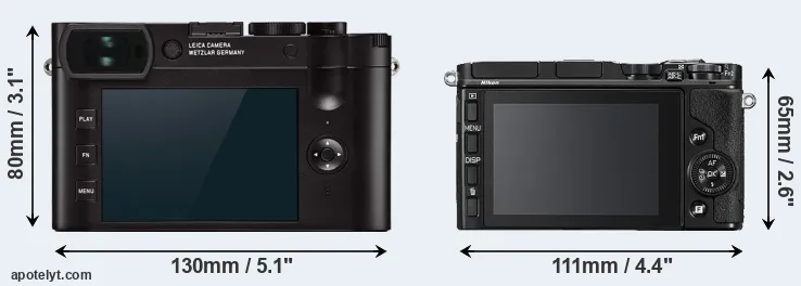 Comparison Q2 or V3 rear