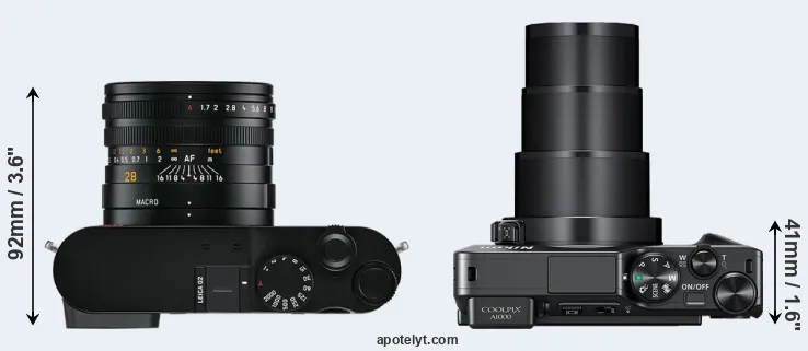 Compare Q2 versus A1000 top