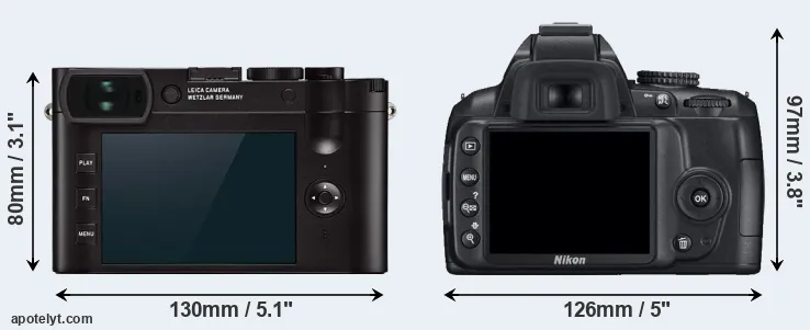 Comparison Q2 or D3000 rear