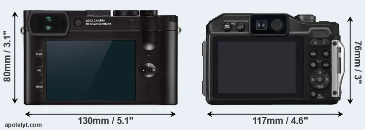 Comparison Q2 or FT7 rear