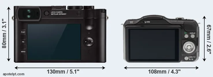Comparison Q2 or GF5 rear