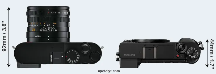 Compare Q2 versus GX80 top