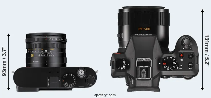 Compare Q3 versus V-LUX Typ 114 top