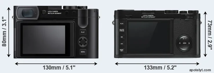 Comparison Q3 or X Typ 113 rear