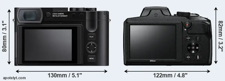 Comparison Q3 or B600 rear