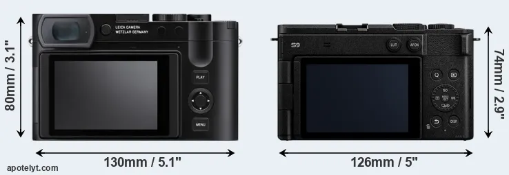 Comparison Q3 or S9 rear